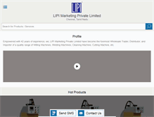 Tablet Screenshot of lipimarketing.net